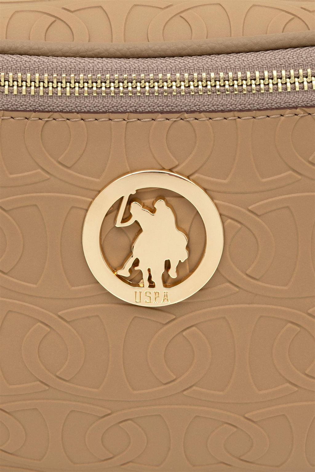 Женская темно-бежевая сумка - U.s. polo assn фото 5