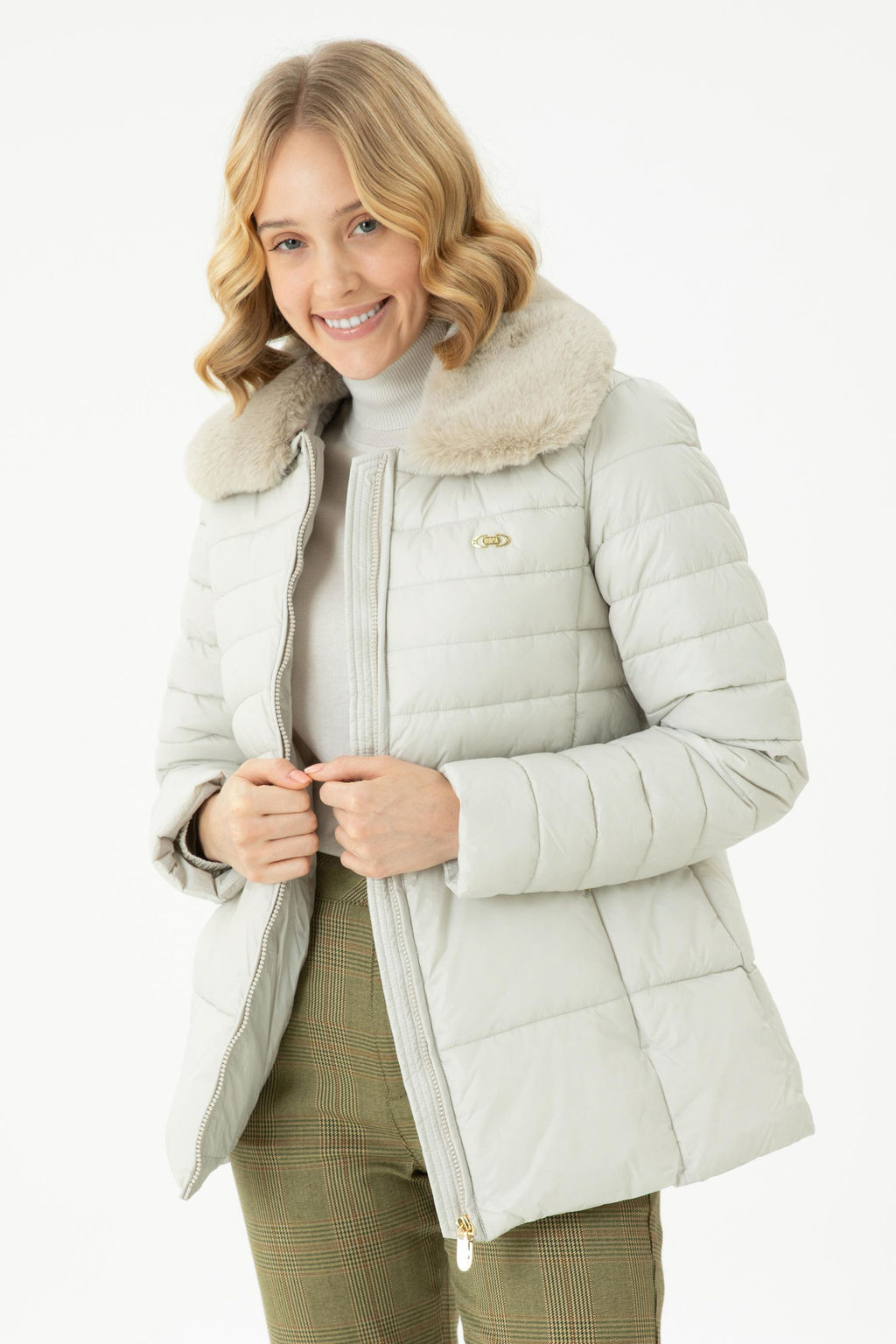 Женское каменное пальто Неожиданная скидка в корзине - U.s. polo assn фото 3