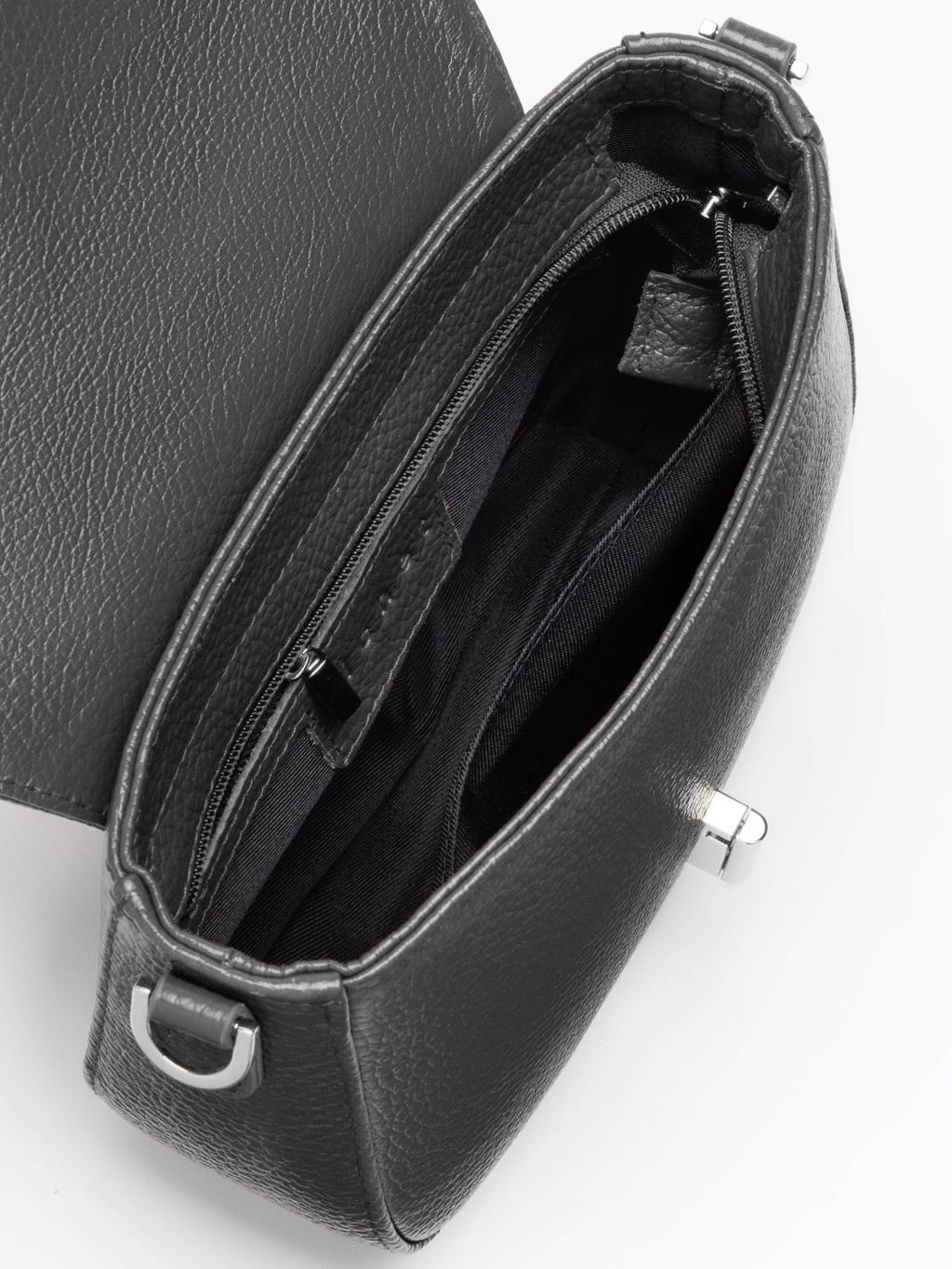 Женская кожаная сумка Richet 3292LN 303 Серый