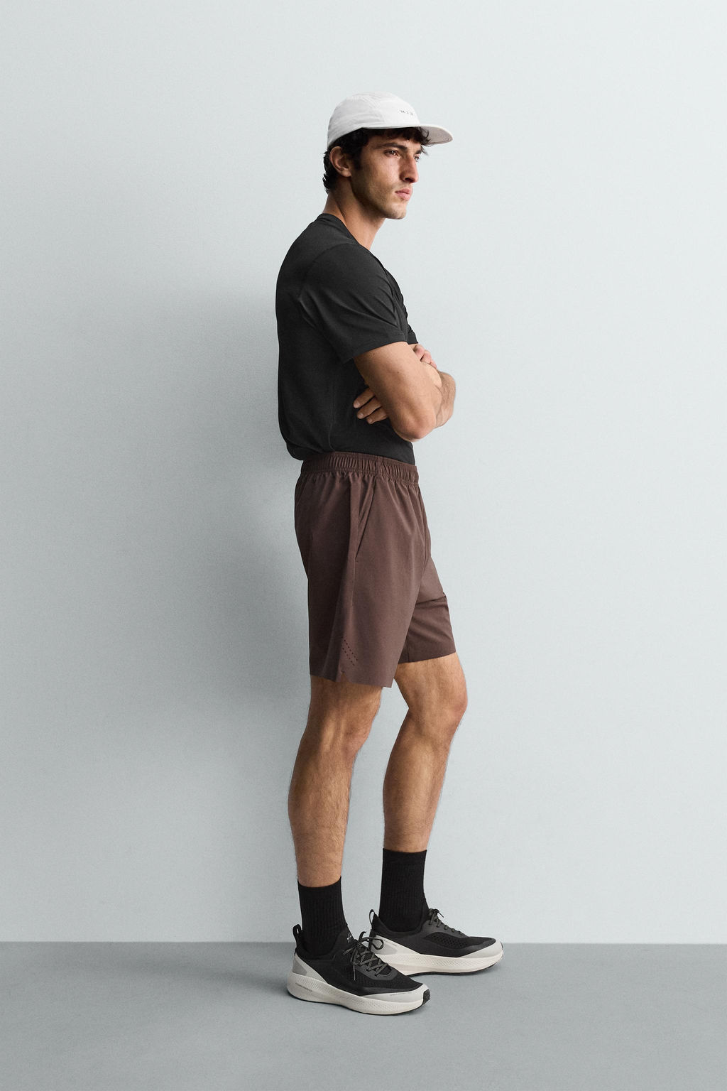 PANTALONES CORTOS ENTRENAMIENTO 9 / Azul claro - Zara фото 4