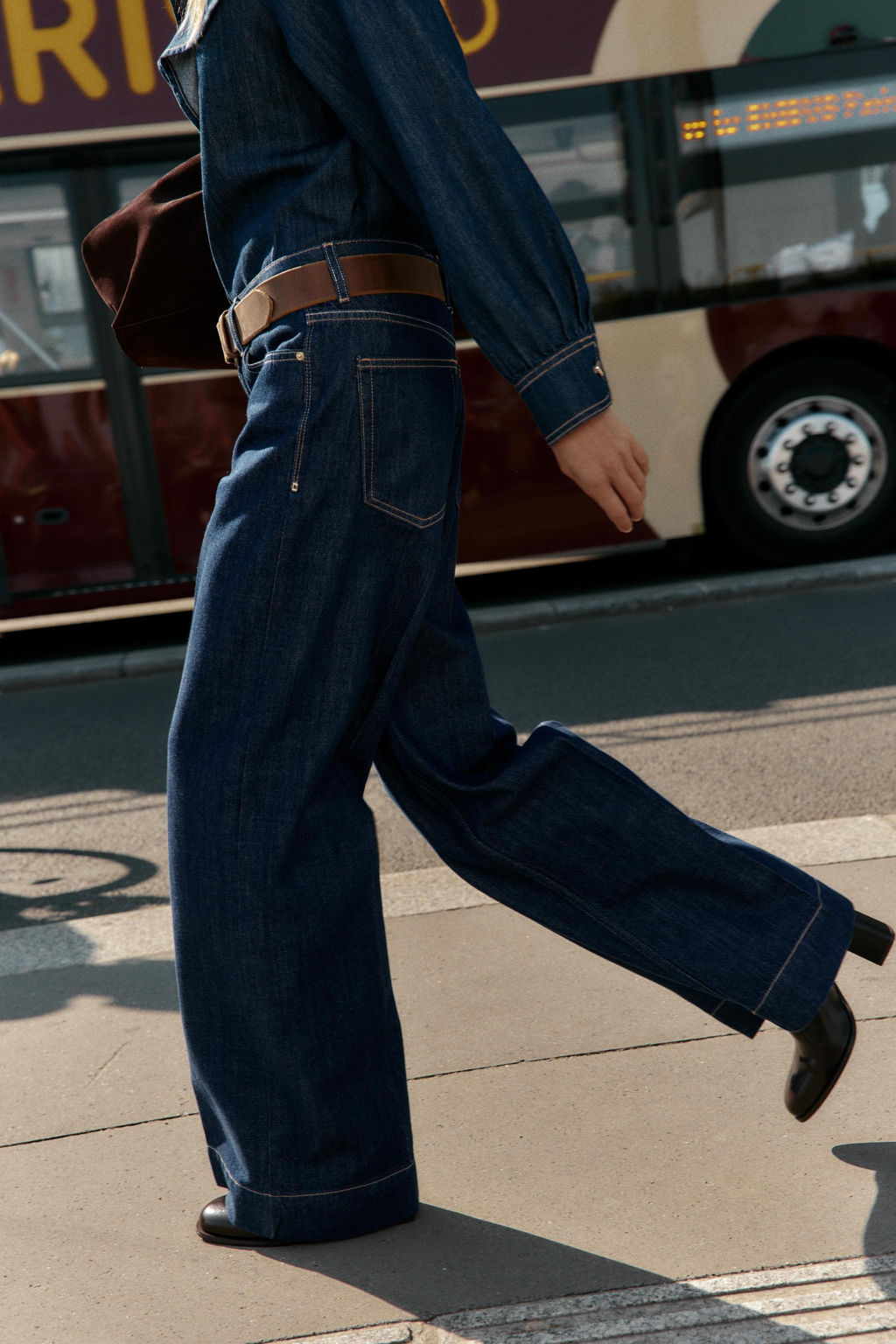JEANS Z1975 STRAIGHT HIGH-WAIST - Zara фото 3