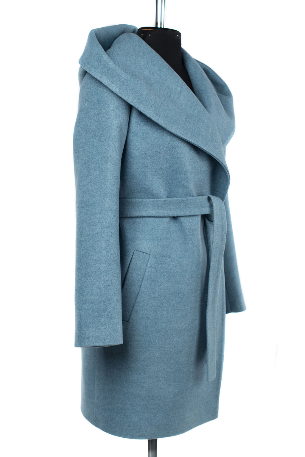 01-09475 Пальто женское демисезонное (пояс) - El podio фото 7