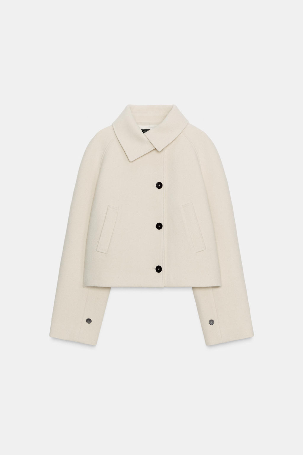 ZW COLLECTION SHORT WOOL COAT - Zara фото 10