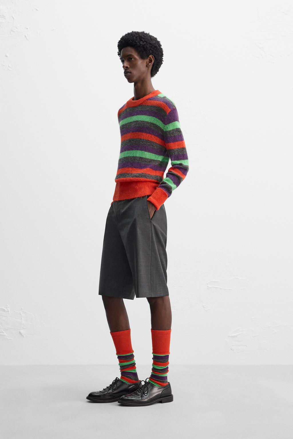 STRIPED SWEATER X HARRY LAMBERT - Zara фото 4