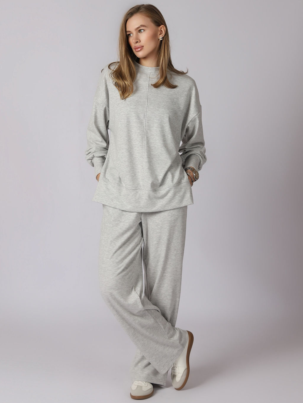Женский Женский костюм СК030 Серый от Спортсоло