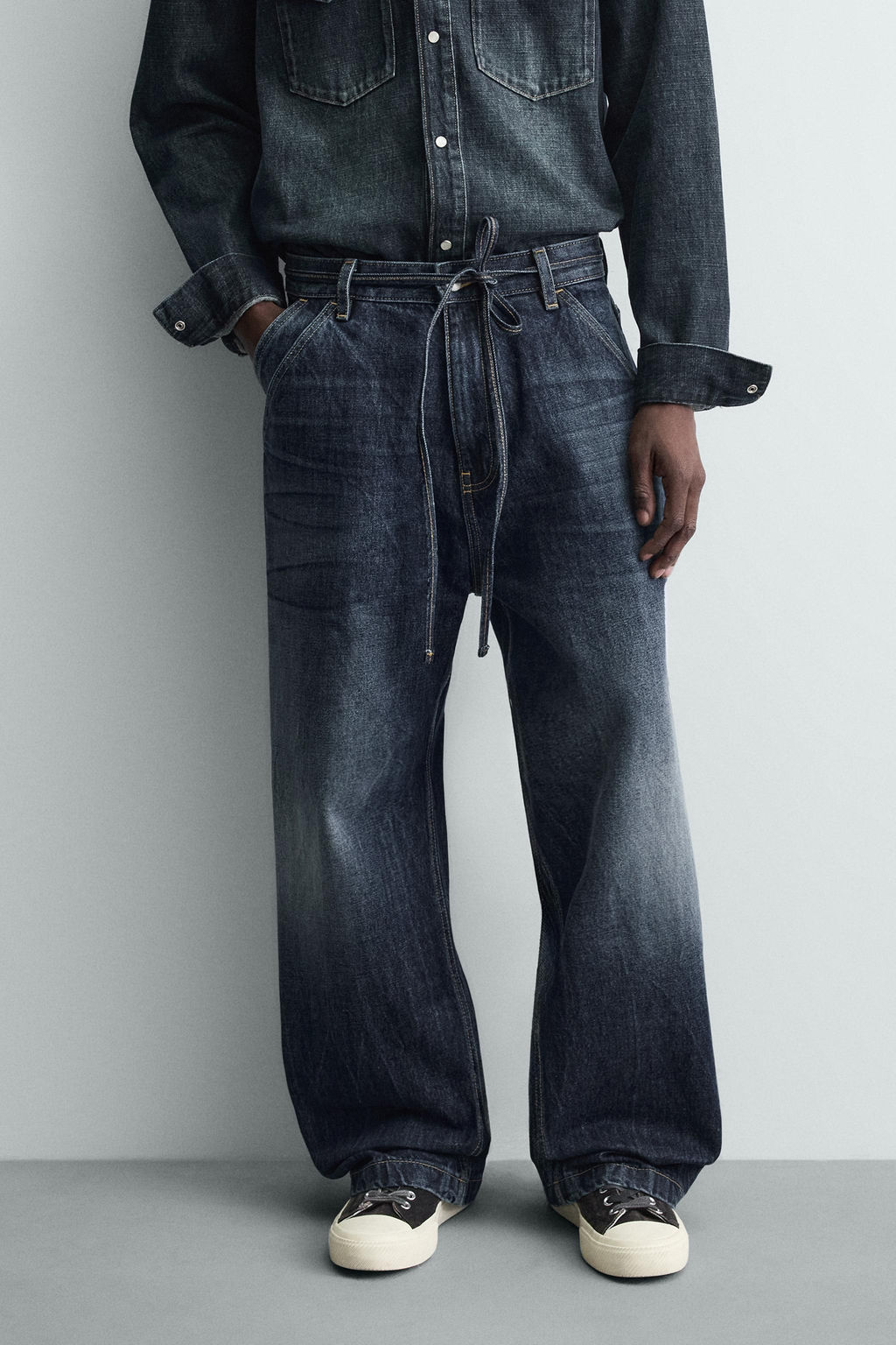 BAGGY FIT JEANS - Zara фото 21