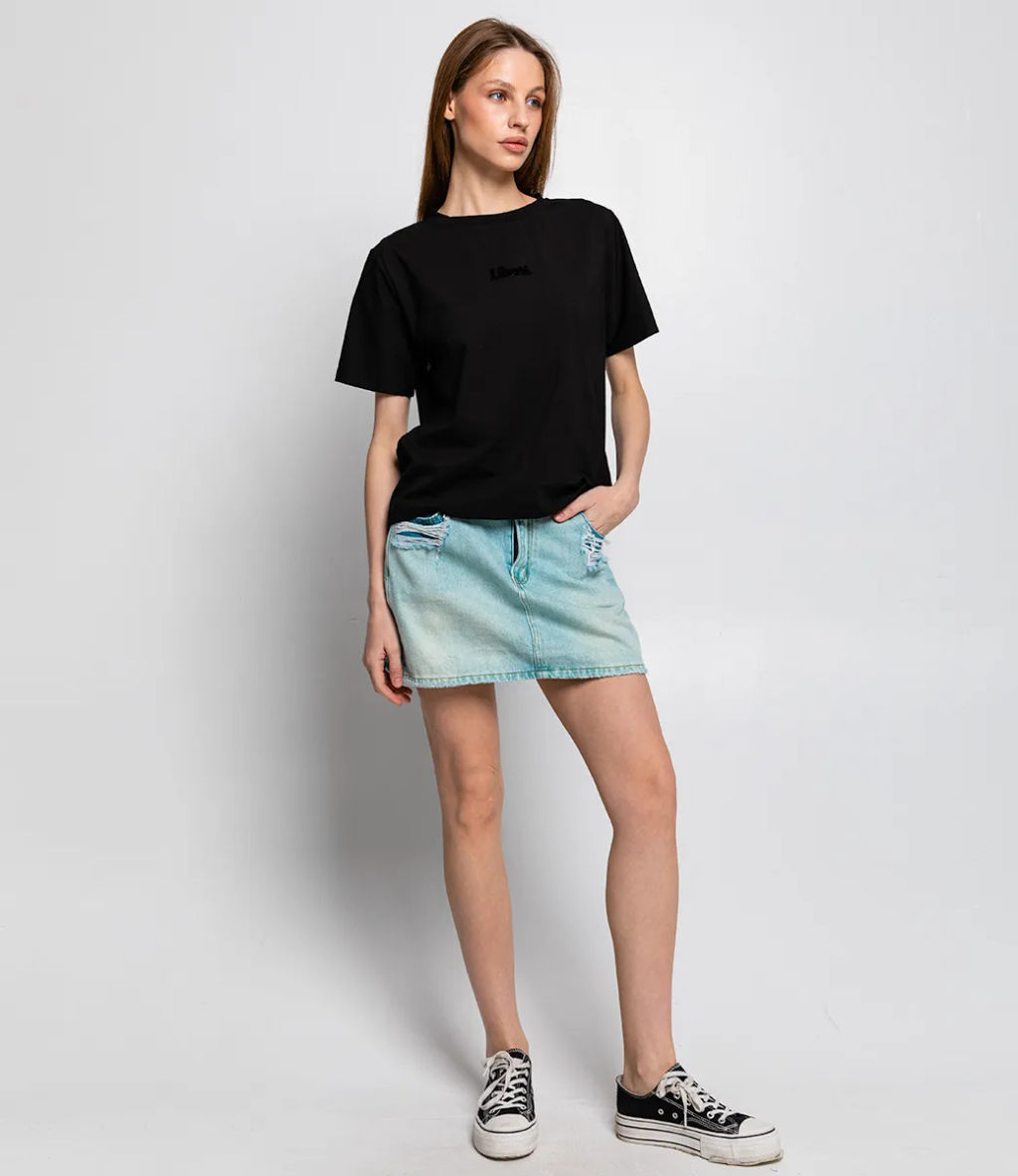 Футболка #КТ7618 (1), чёрный