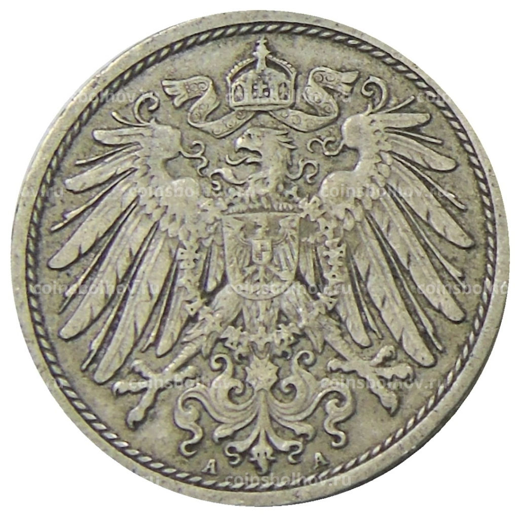 10 пфеннигов 1908 года А Германия