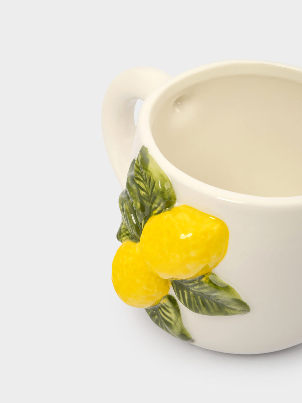 Кружка, 450 мл, фарфор P, молочная, Лимоны, Limoncello - Anna lafarg фото 6