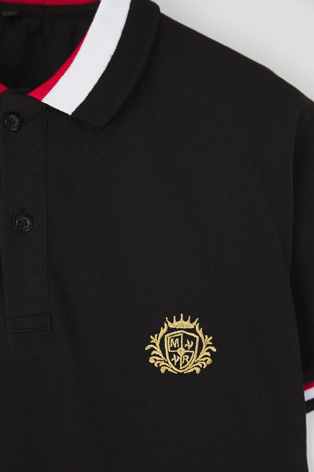 Trendyolmilla Man Siyah Regular/Normal Kesim Nak?sl? Polo Yaka T-shirt TEDSS25PO00000  фото 3