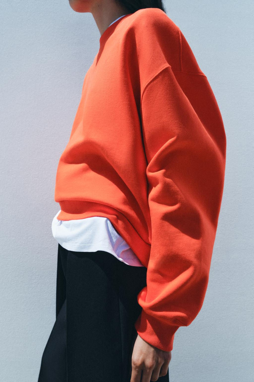 SOFT HEAVY COTTON SWEATSHIRT - Zara фото 20