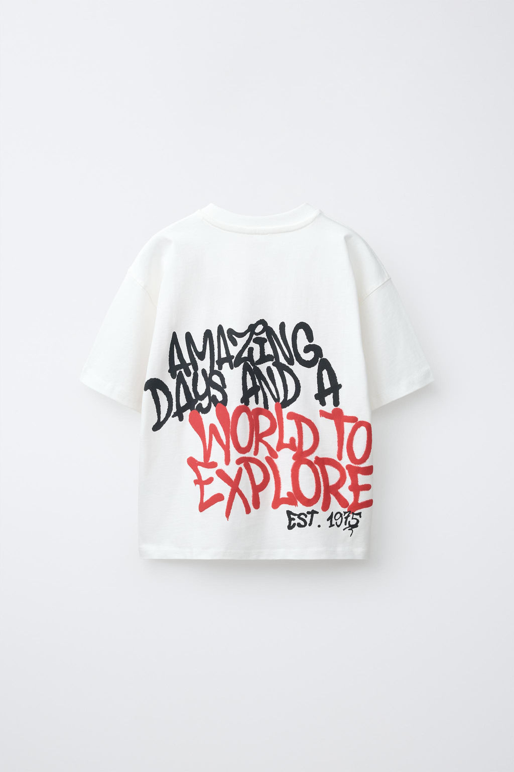 CAMISETA ESTAMPADO URBAN / Blanco