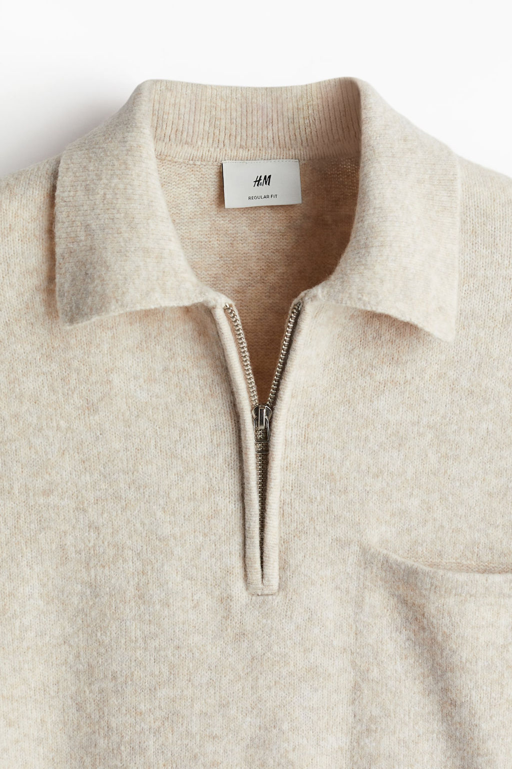 Jersey con media cremallera Regular Fit - H&m фото 6