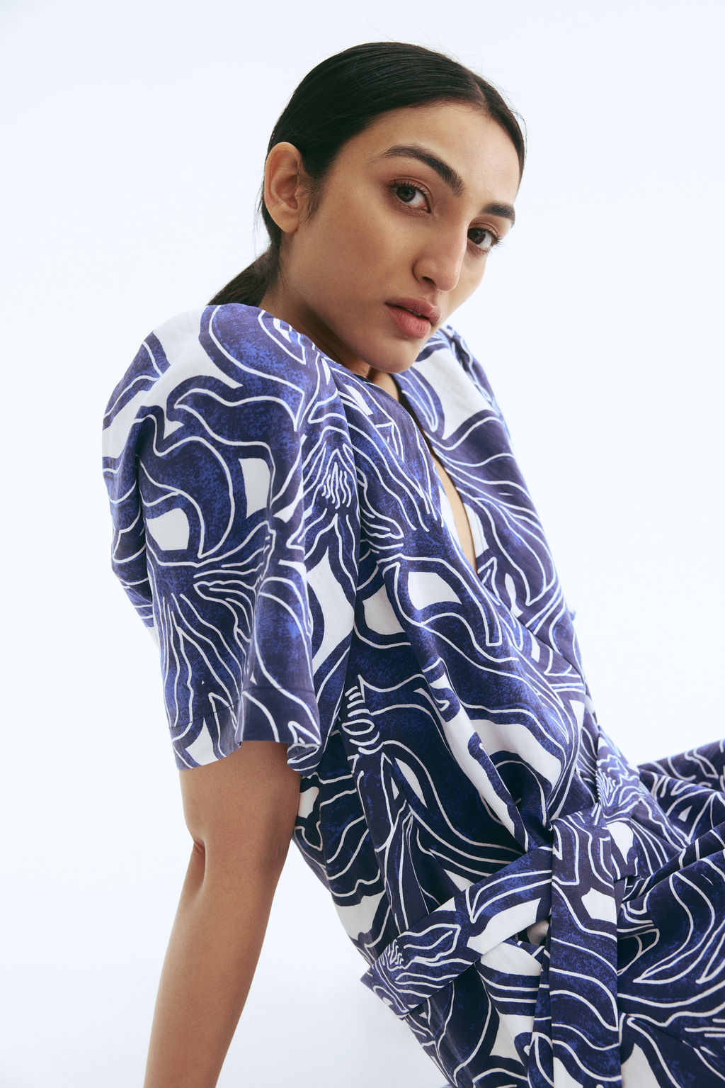 Vestido estampado de sarga - H&m фото 3