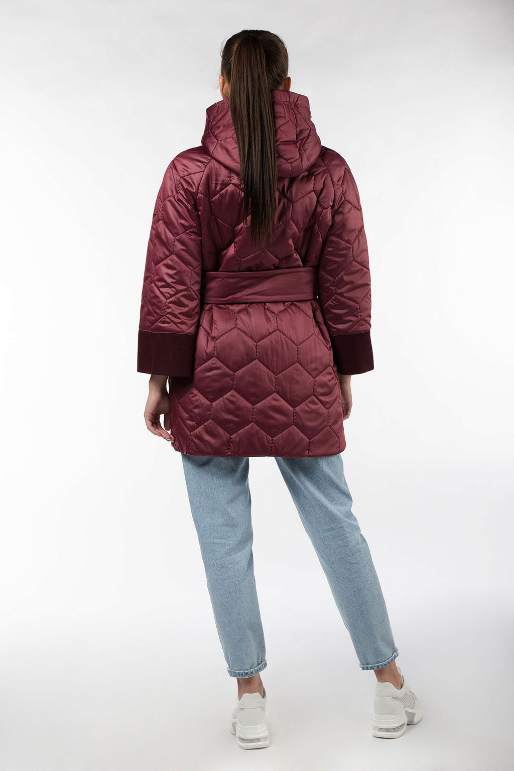 04-1753 Куртка демисезонная (Синтепон 200) пояс - El podio фото 4