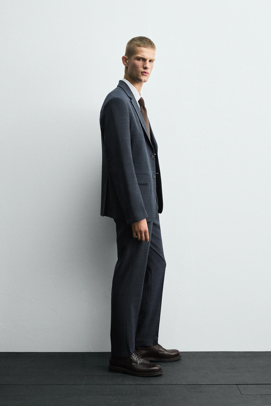 TEXTURED SUIT TROUSERS - Zara фото 2