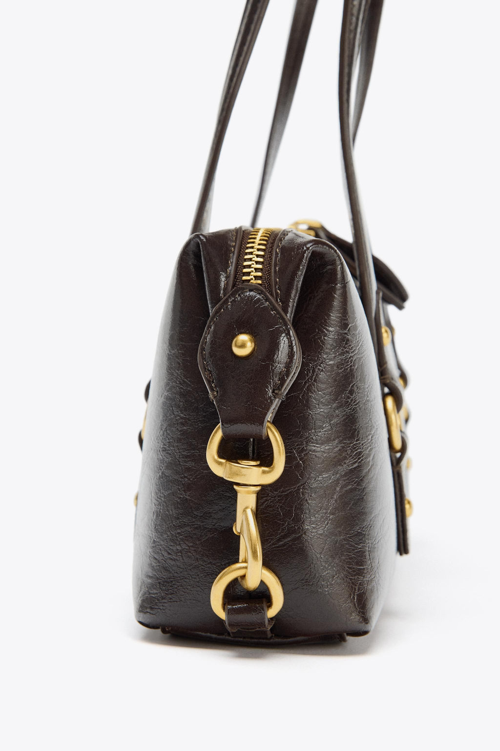 SHOULDER BAG WITH METALLIC DETAILS - Zara фото 5