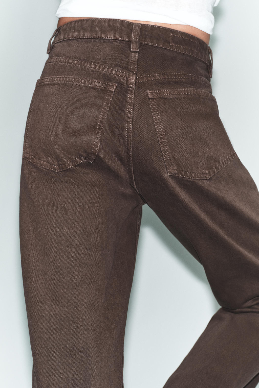 TRF MOM FIT HIGH-WAIST JEANS - Zara фото 15