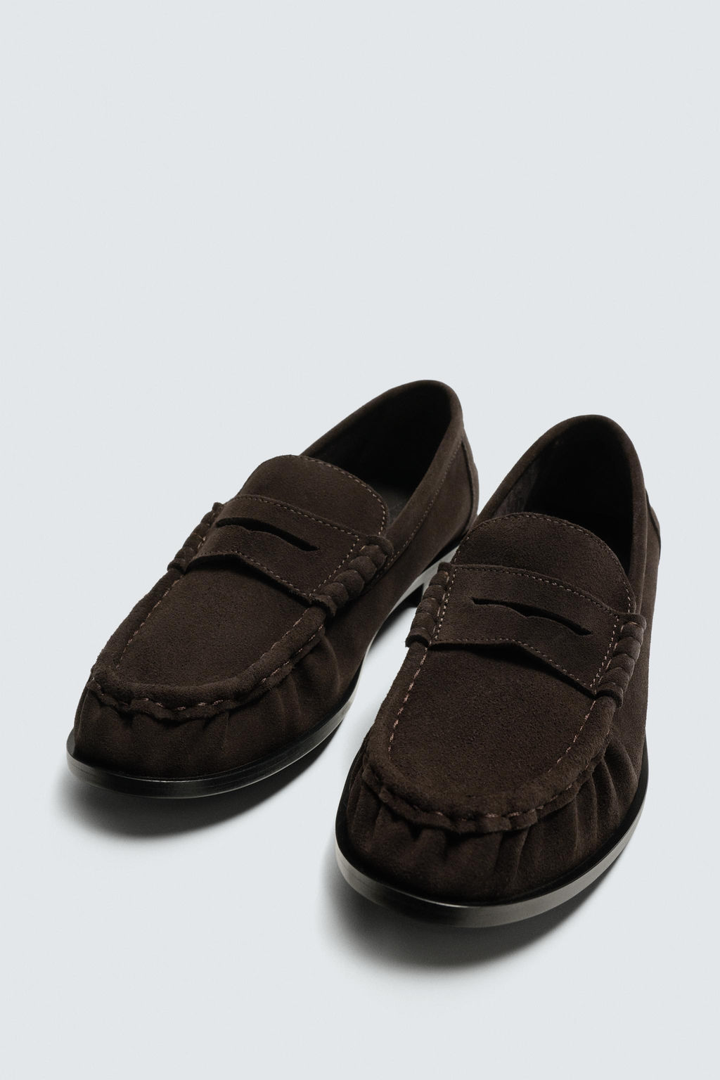 MOCAS?N PIEL ANTIFAZ / Marr?n - Zara фото 2