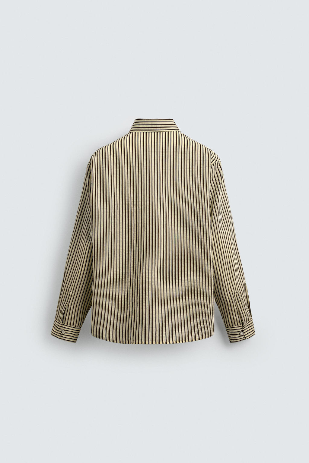 STRIPED FLOWING SHIRT - Zara фото 8