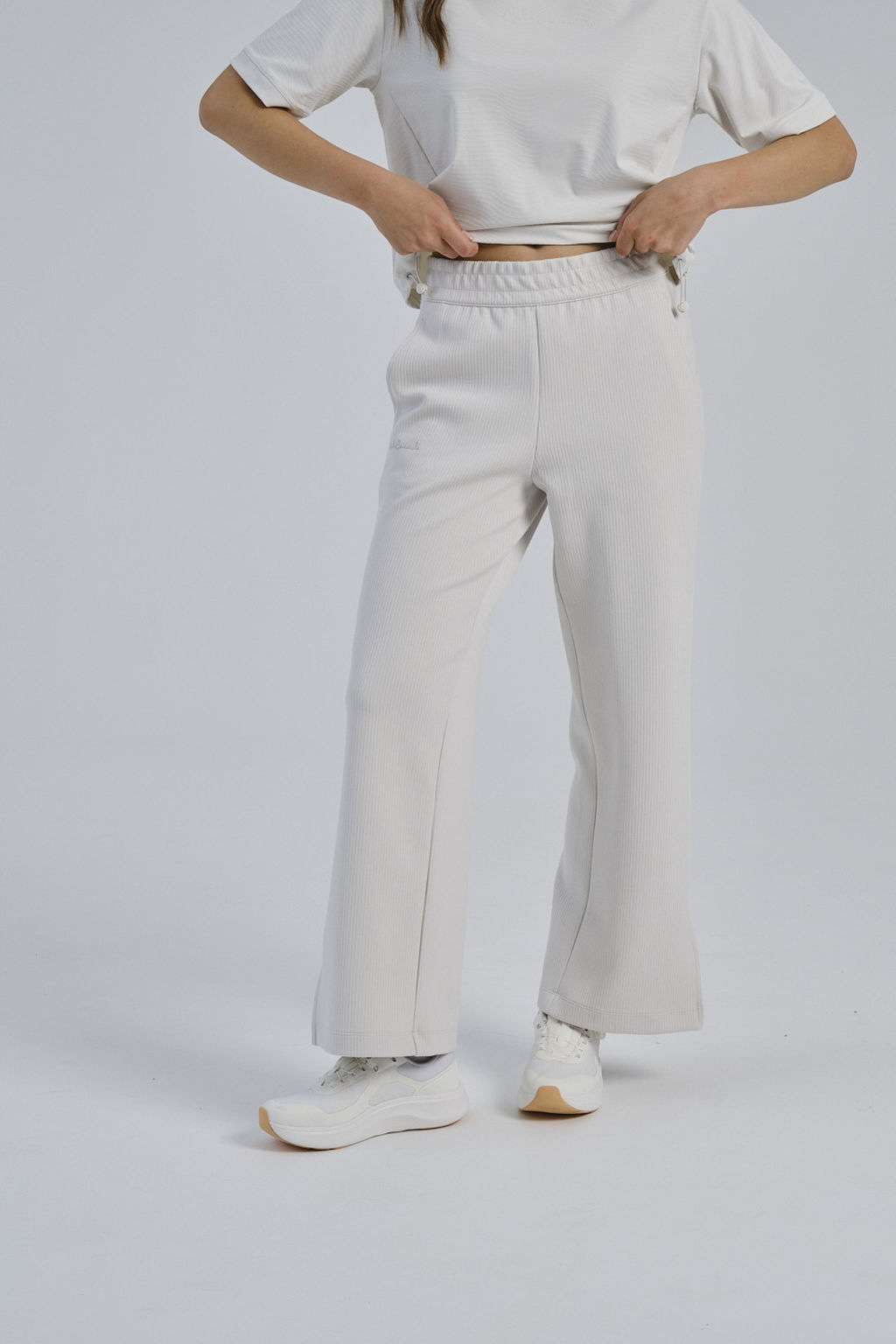 Брюки трикотажные Серо-бежевый