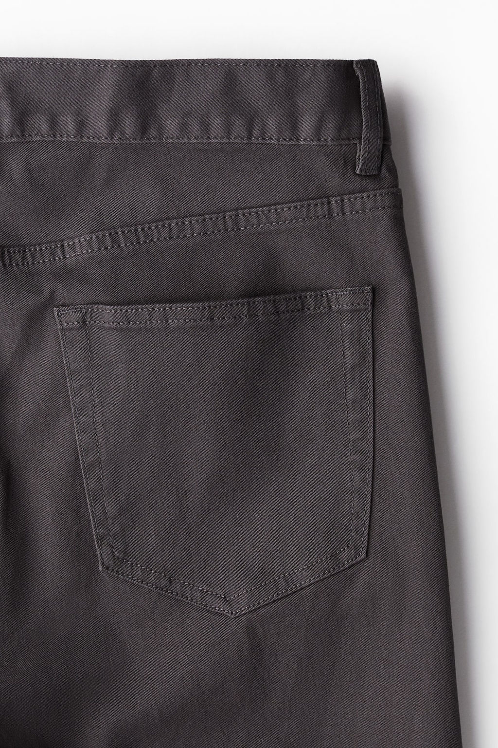 Pantalon en sarga de algodon Slim Fit - H&m фото 7