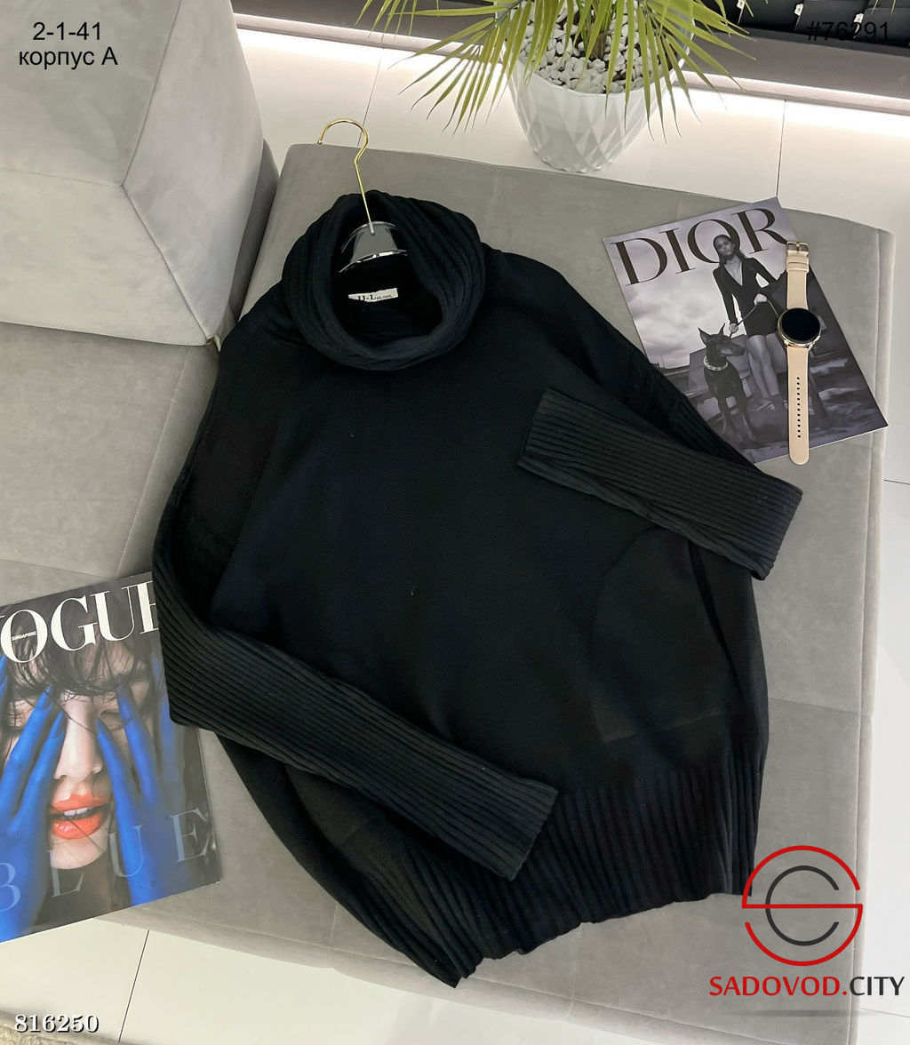 Женский тёплый свитер с горлом - Bruno фото 6