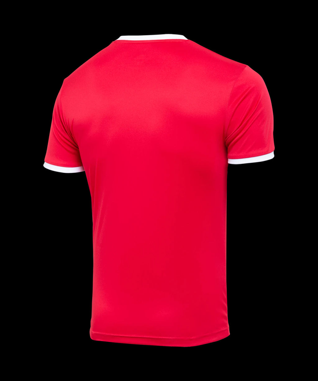 Футболка футбольная JOGEL CAMP Origin, красный/белый, детский