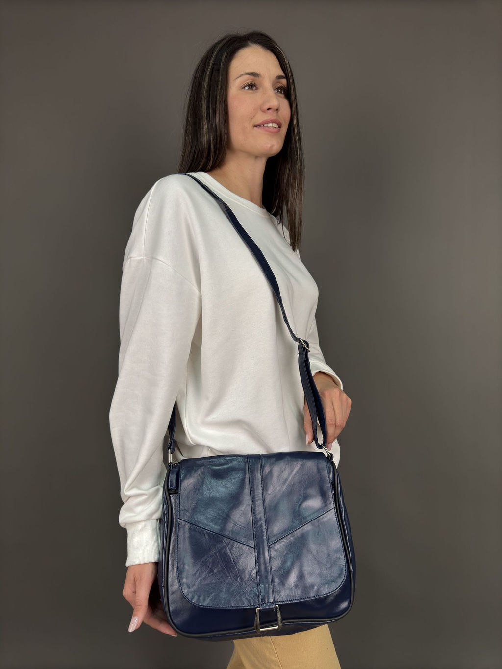 Сумка женская из телячьей кожи