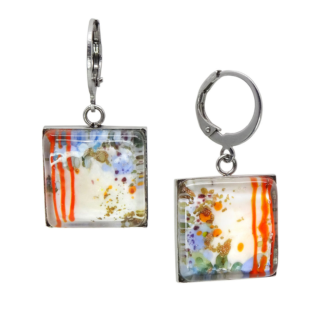 Серьги из муранского стекла RHYTHM LS2105