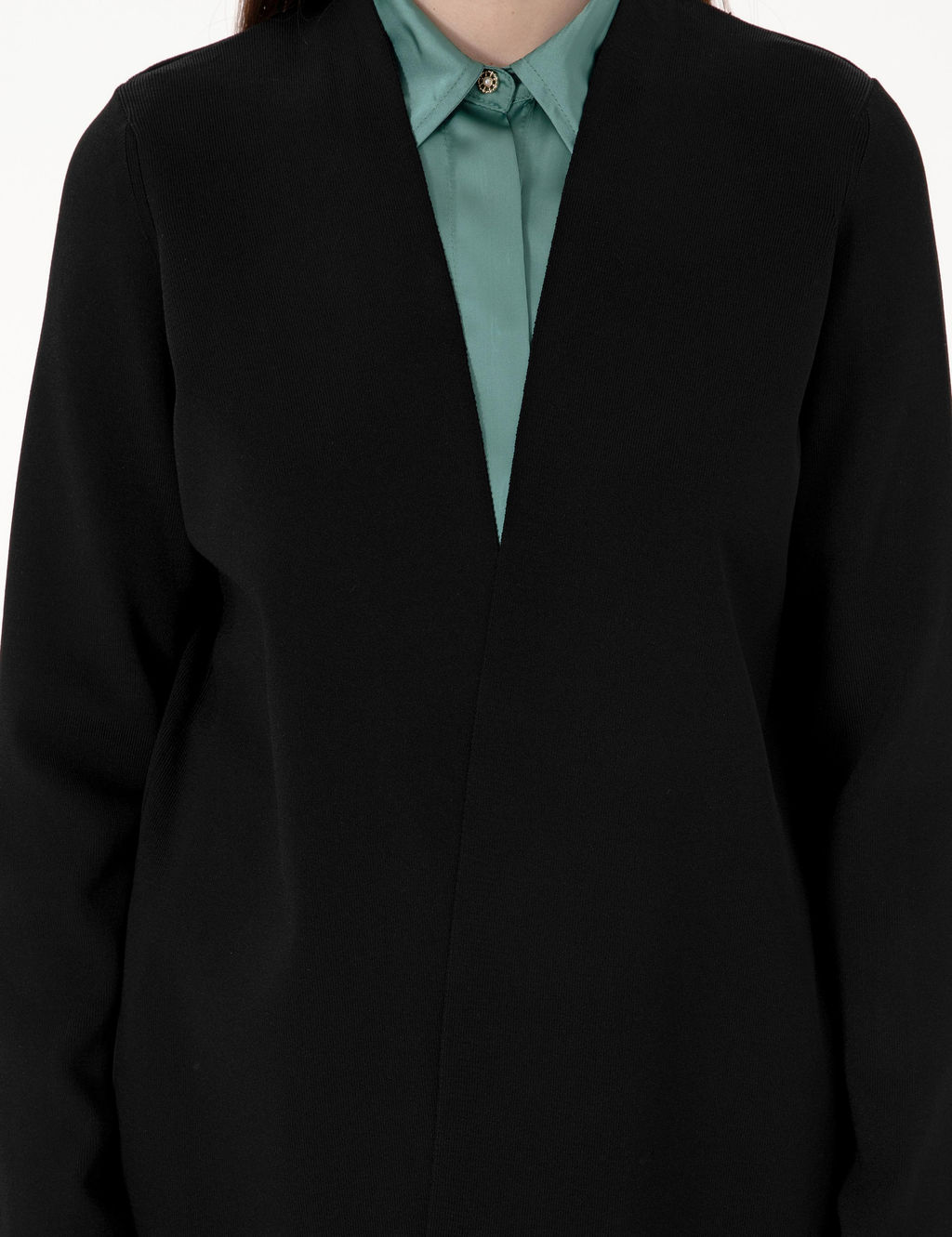 Siyah Oversize Triko H_rka