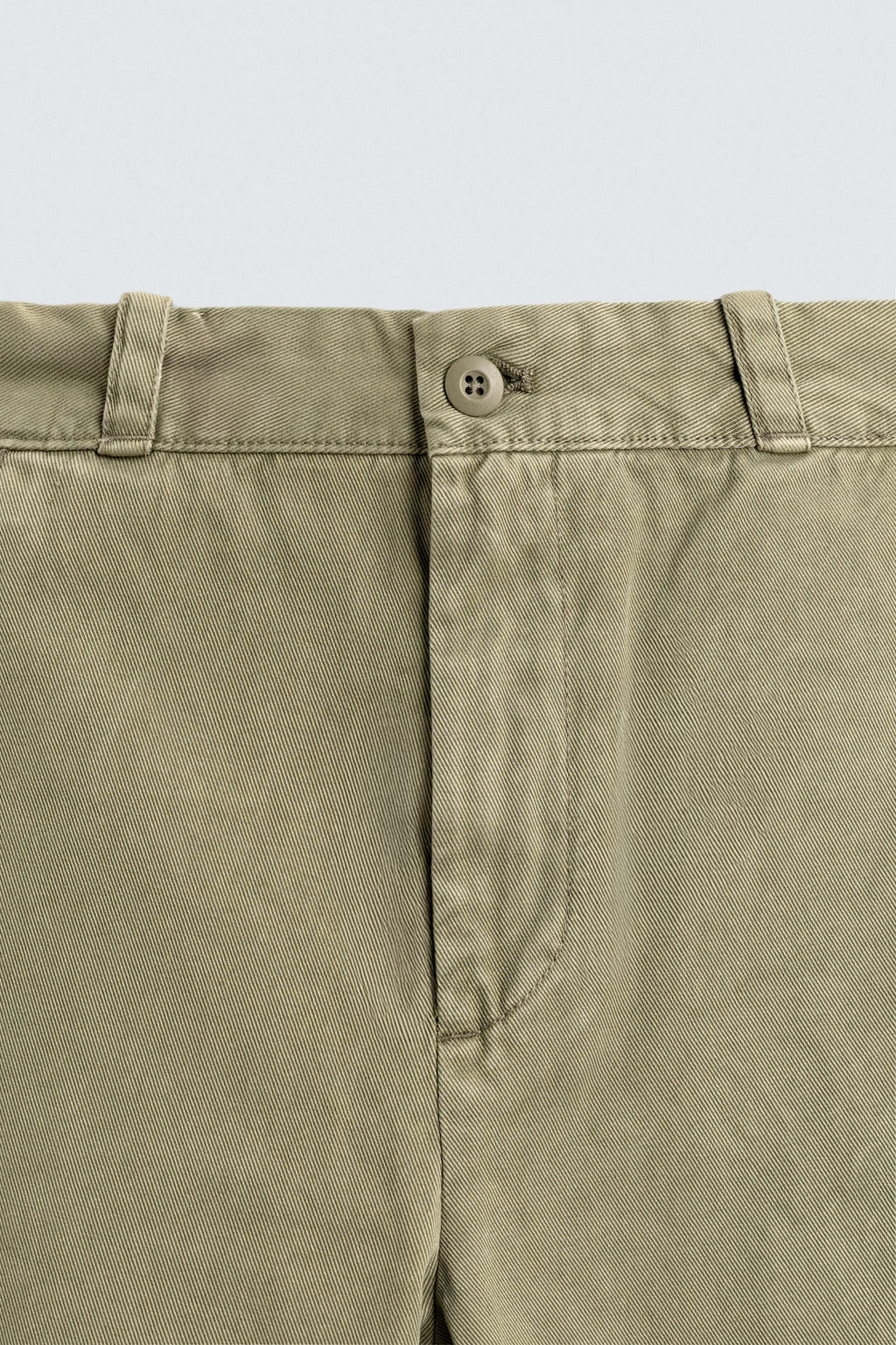 PANTAL?N CHINO WIDE FIT / Verde gris - Zara фото 9