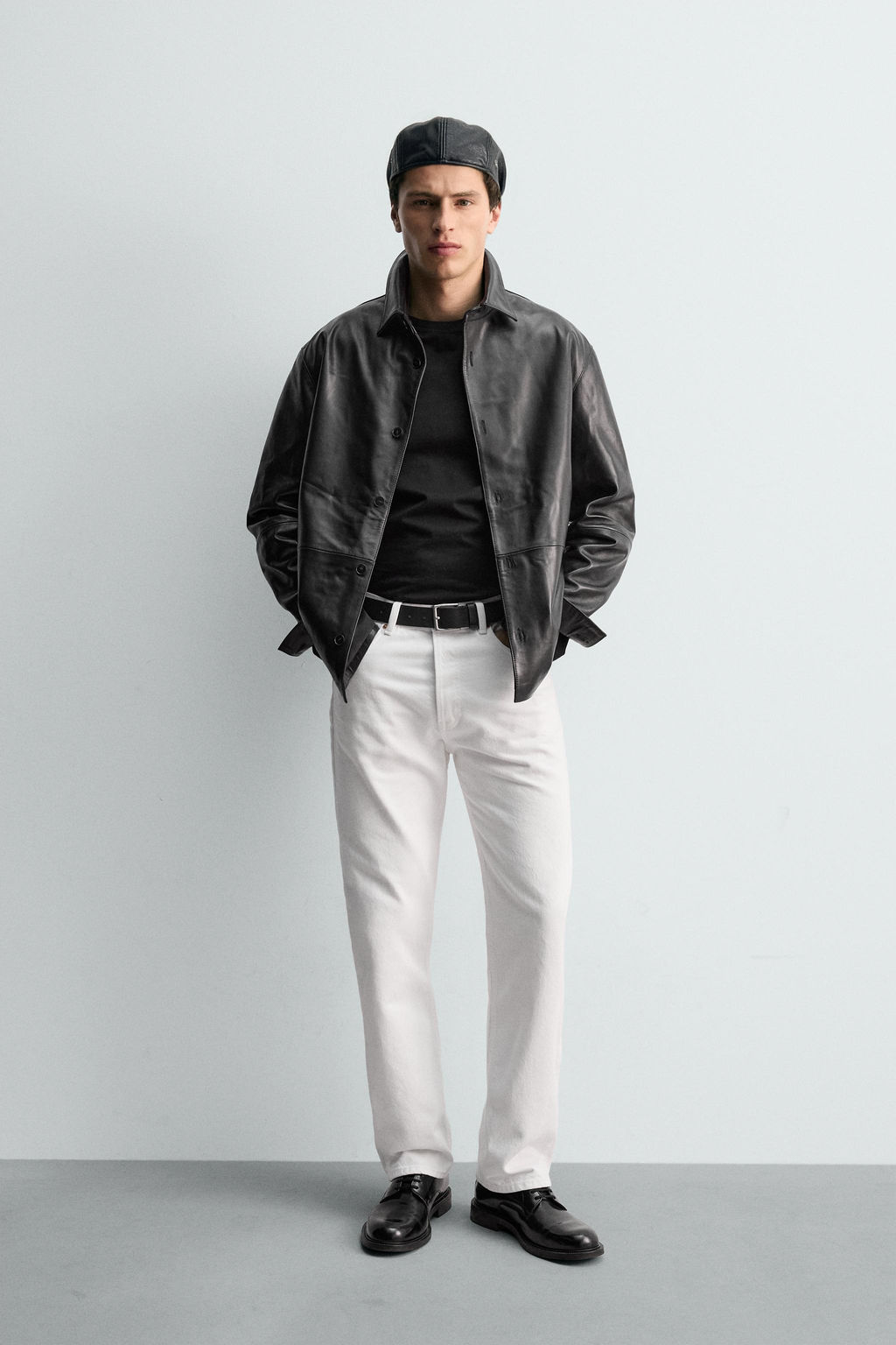 NAPPA LEATHER OVERSHIRT - LIMITED EDITION - Zara фото 10