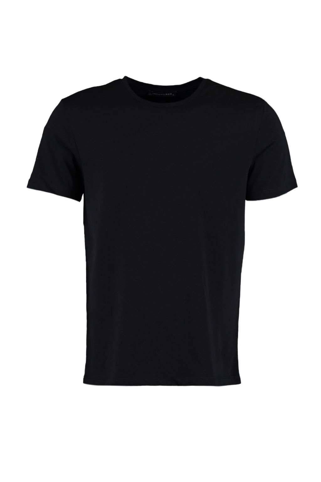 TRENDYOL MAN Siyah Slim/Dar Kesim Basic %100 Pamuklu 2li Paket Bisiklet Yaka K?sa Kollu T-Shirt TMNSS19BO0071 - Trendyolmilla фото 14
