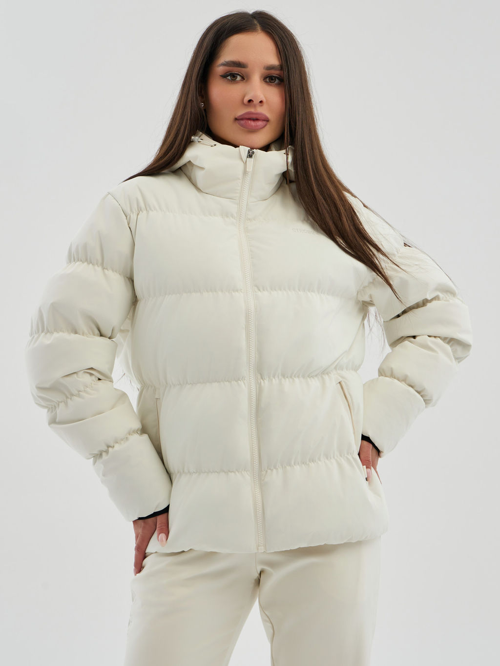 T3330-6 Пуховик стеганый