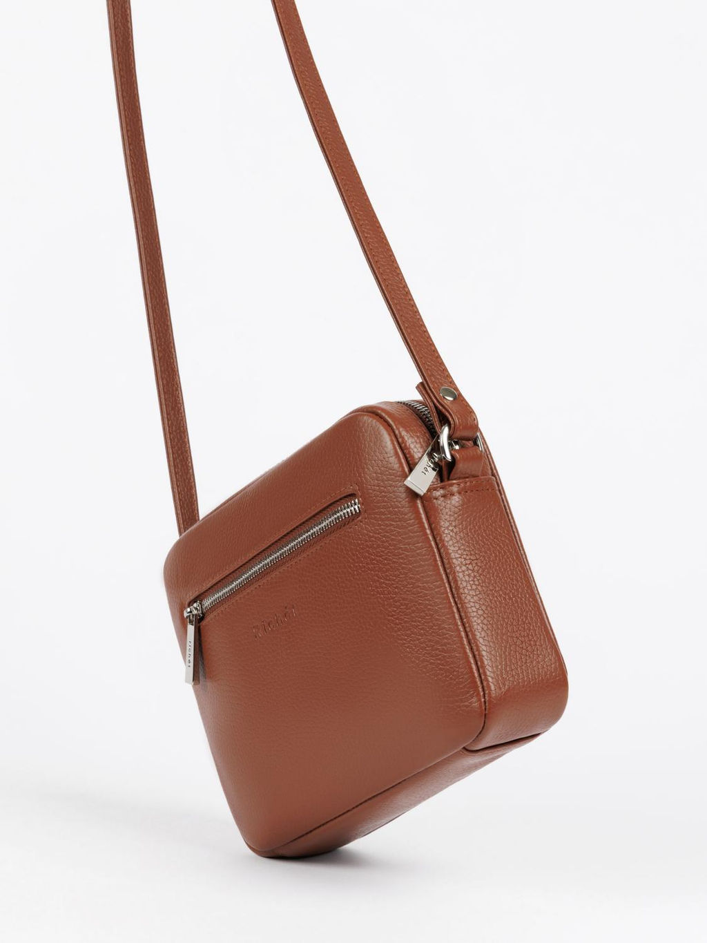 Женская кожаная сумка Richet 3117LN 662 Рыжий