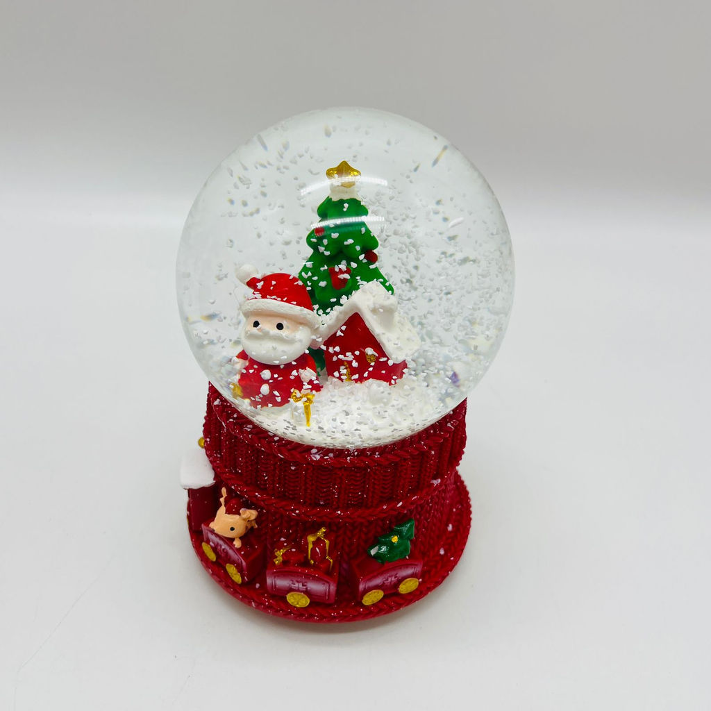 Новогодний декор - Снежный шар 13 см (стекло, свет, музыка) в ассортименте - Ип лебедев о.ю фото 16