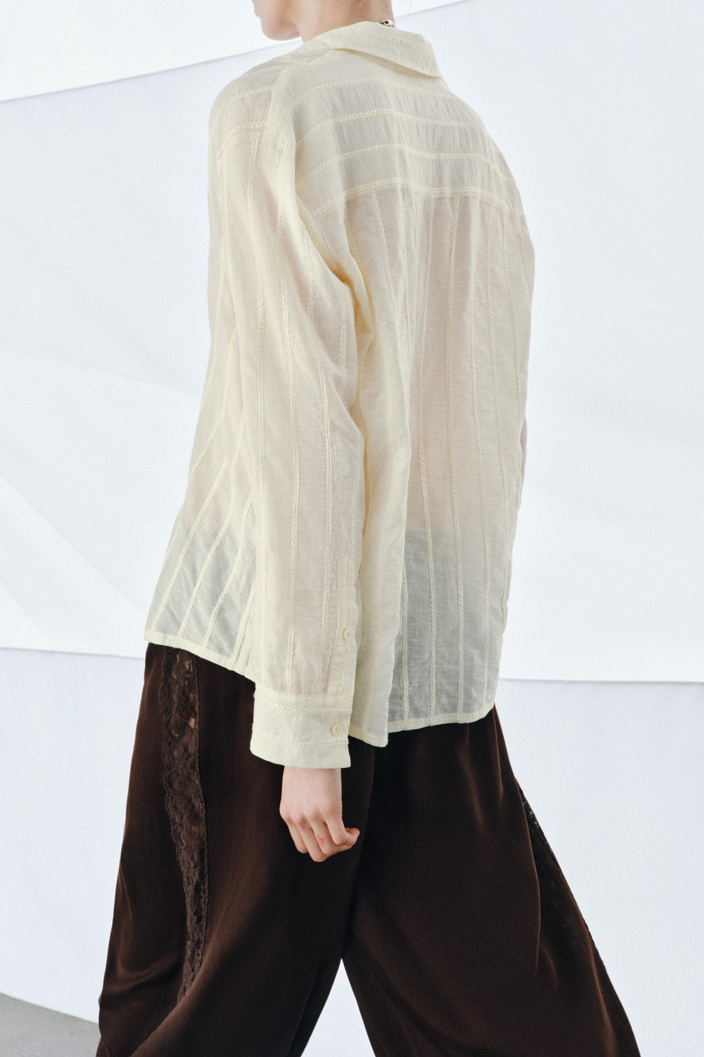 ZW COLLECTION STRIPED SHIRT - Zara фото 13