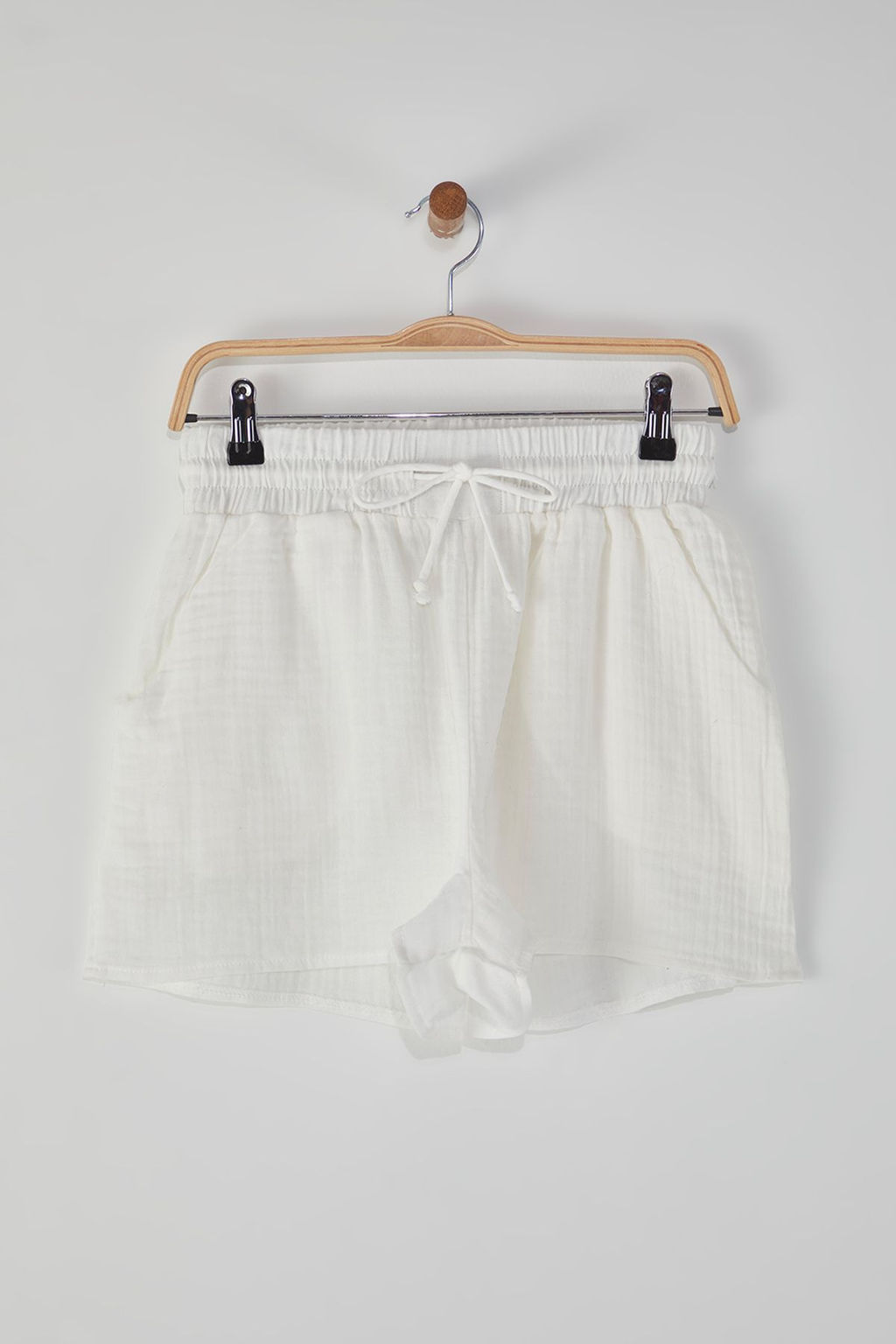 TRENDYOLMILLA Lacivert Muslin Plaj Sort TBESS25SR00008 фото 24