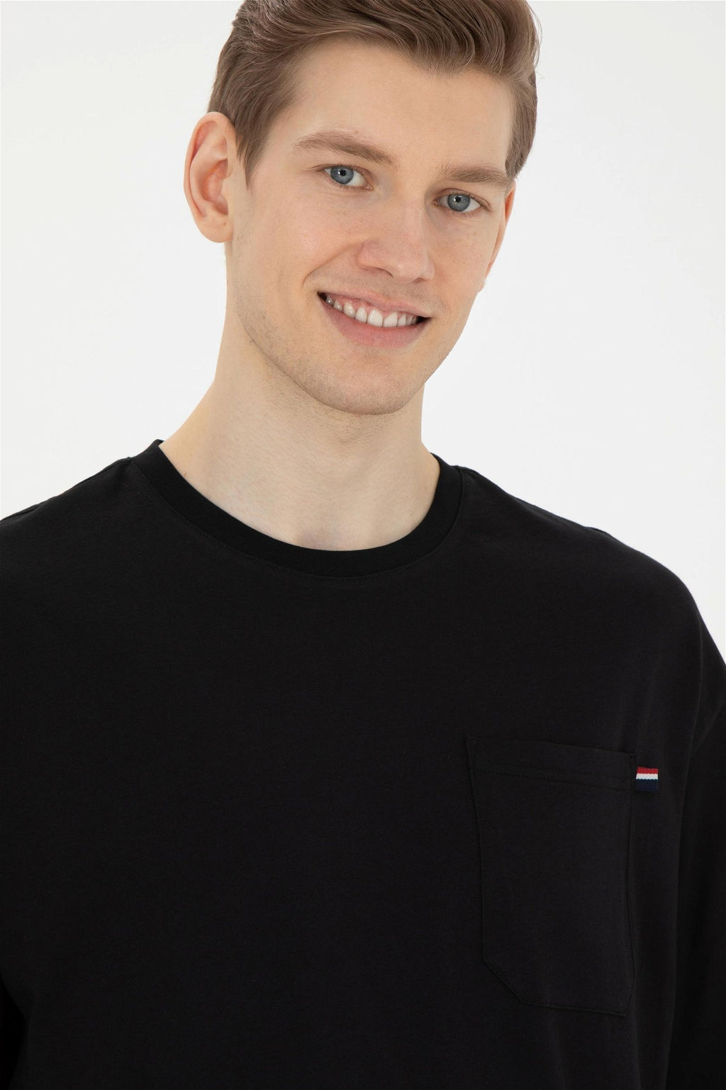 Мужская черная футболка - U.s. polo assn фото 2