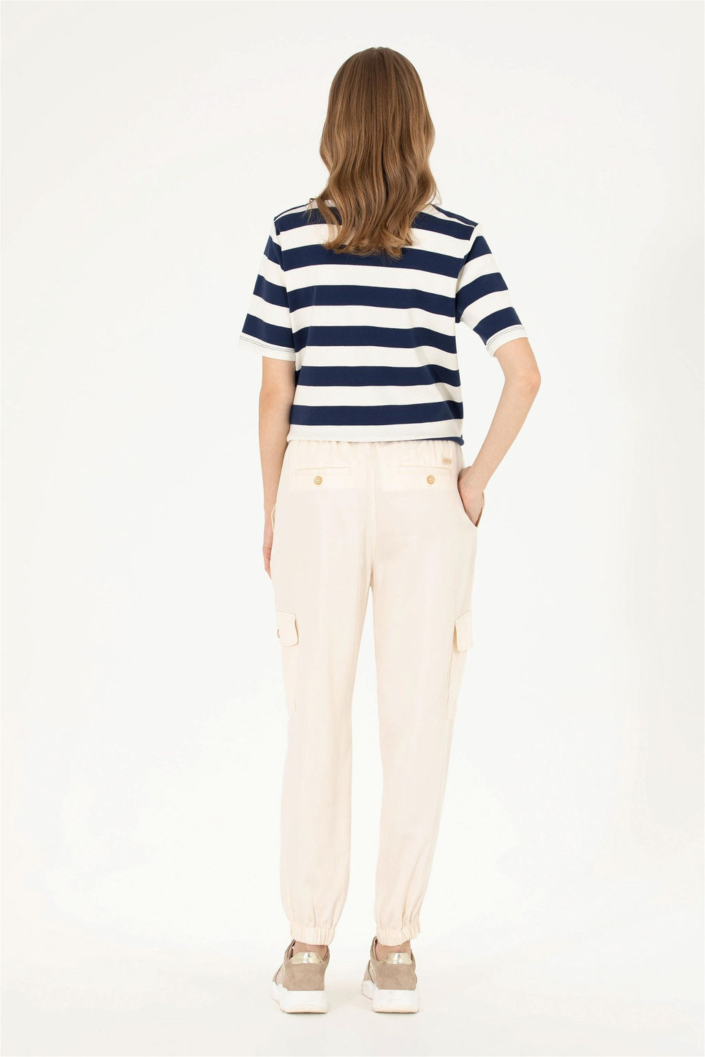 Женские спортивные брюки кремового цвета - U.s. polo assn фото 11