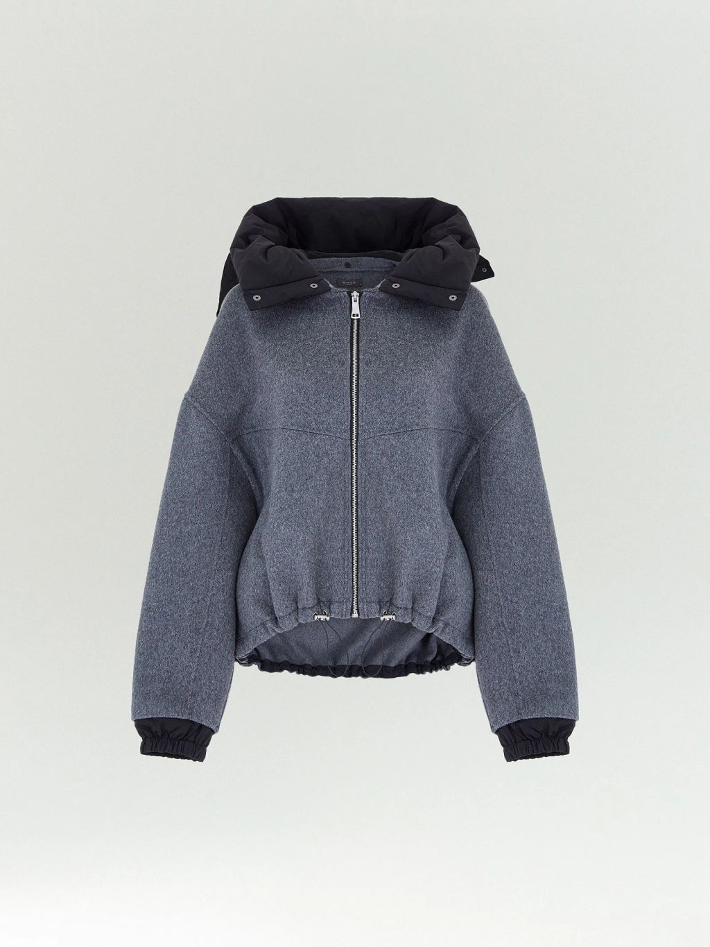 ЕМКА / Полупальто из шерсти с отстегивающимся капюшоном - Emka фото 6