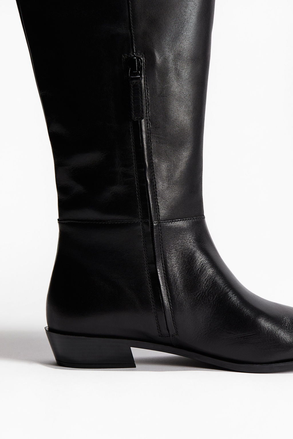 Botas de piel over-the-knee - H&m фото 9