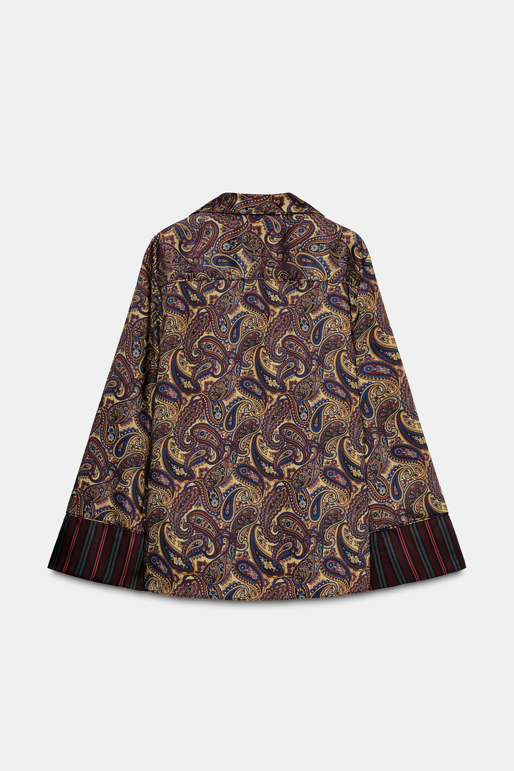 ZW COLLECTION PAISLEY PYJAMA SHIRT - Zara фото 6