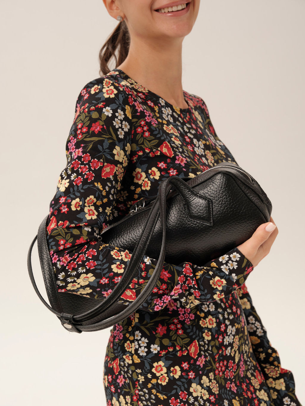 Сумка багет на плечо Deboro 31129 черный