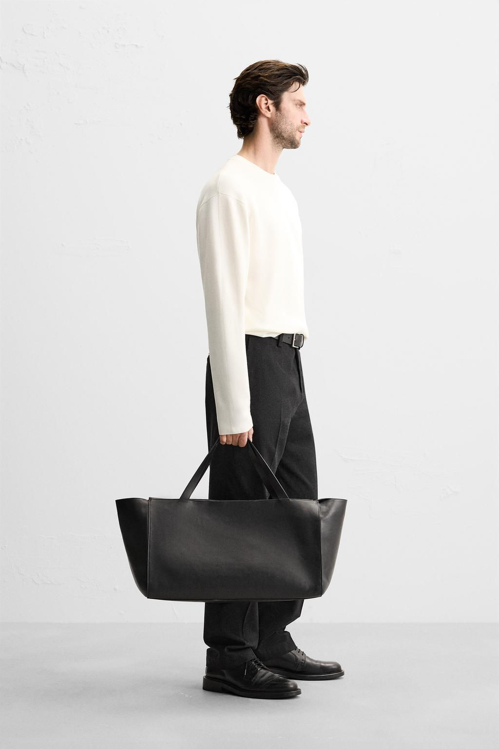 COTTON BLEND TEXTURED SWEATER - Zara фото 20