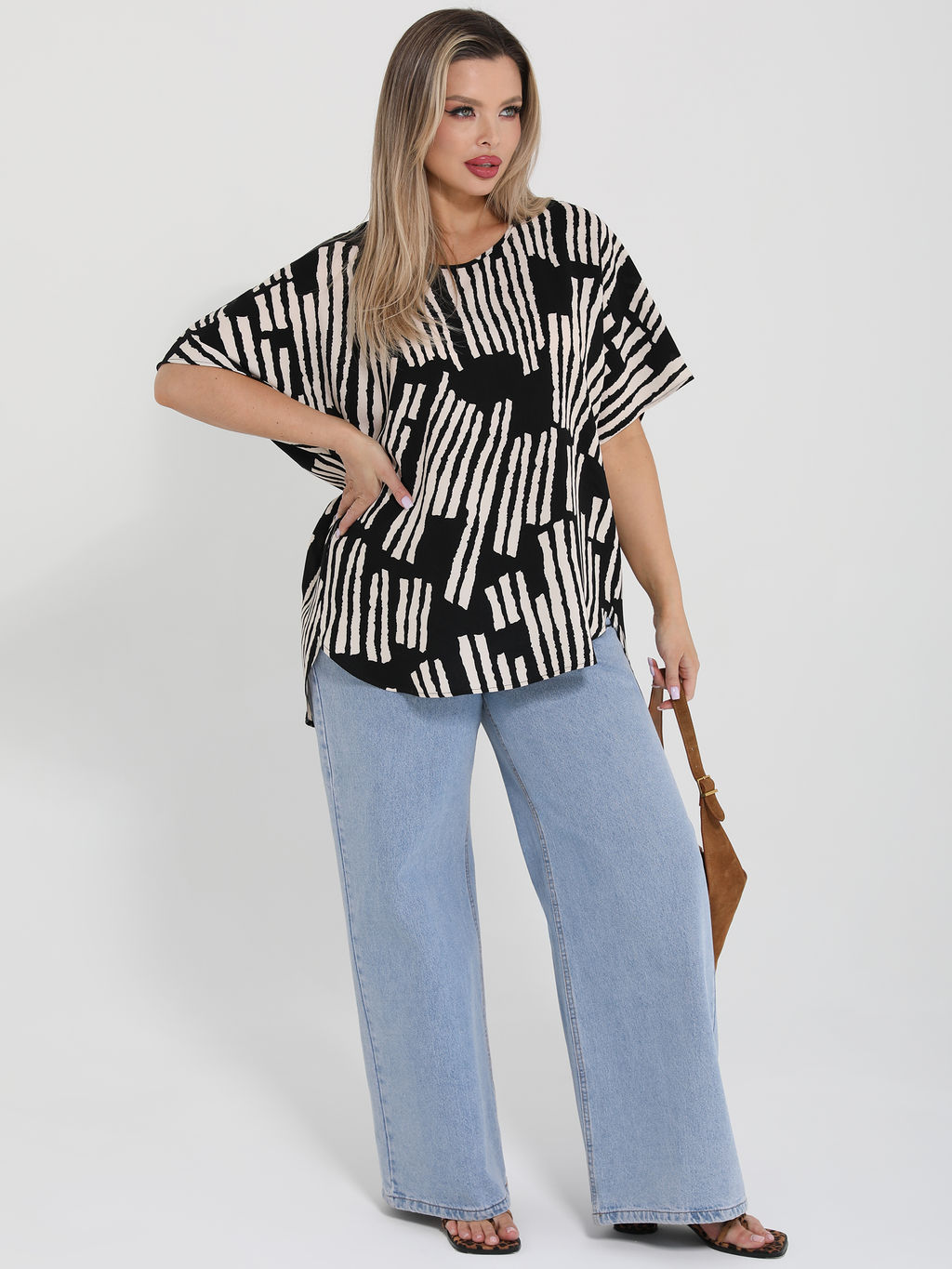 Блузка вискозная(сингапур) - Dora фото 17