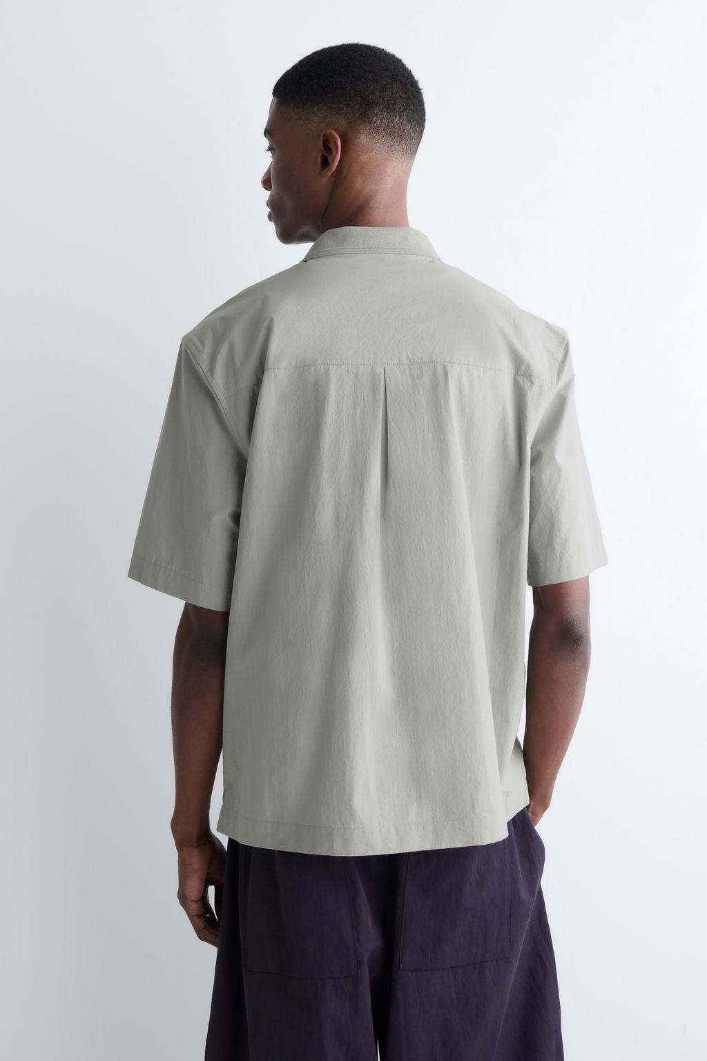 CAMISA DE ALGOD?N CON CUELLO ABIERTO - H&m фото 5