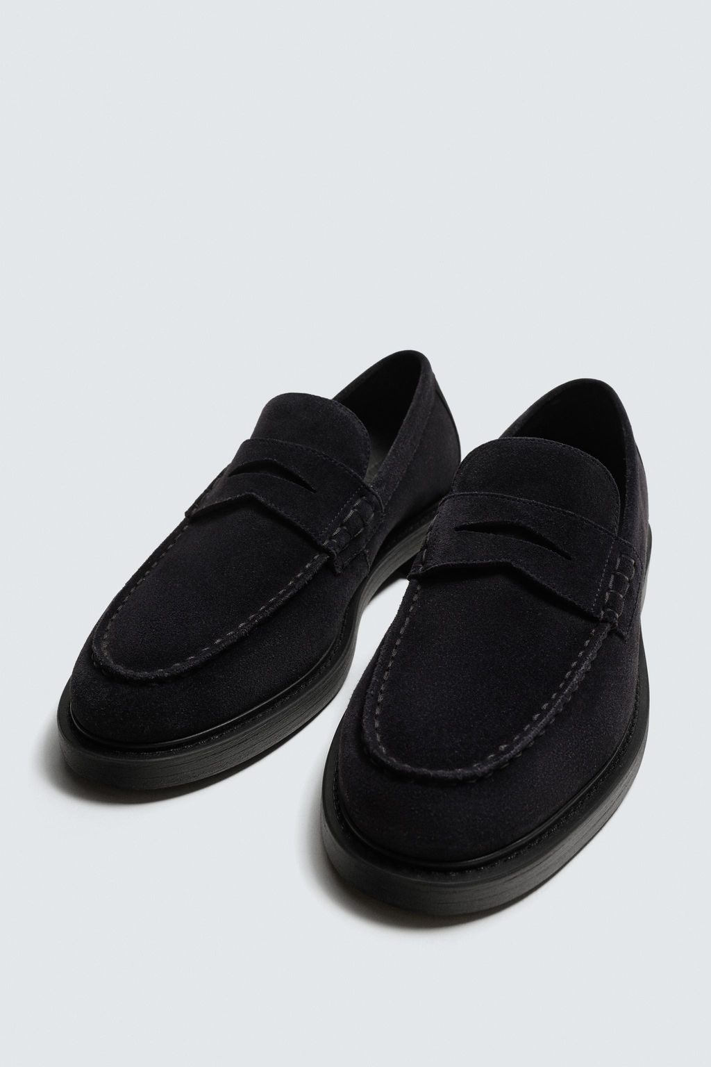 LEATHER PENNY LOAFERS - Zara фото 5