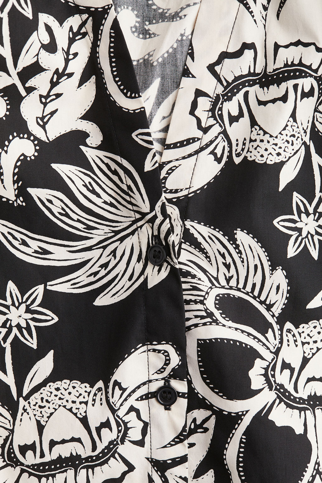 Blusa de popelina con mangas globo - H&m фото 7